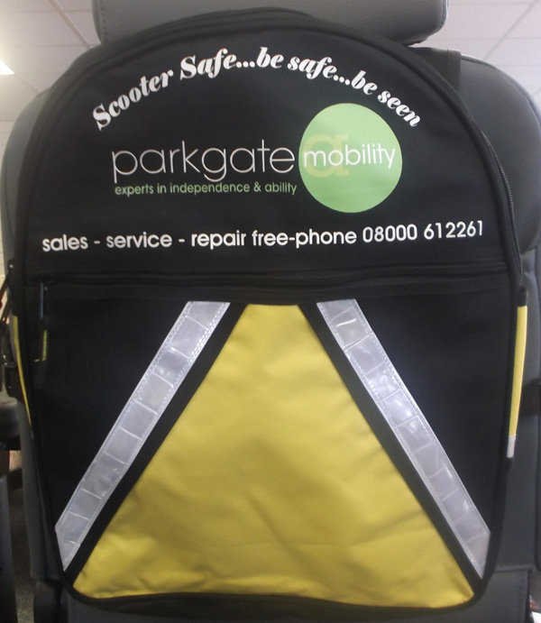 Parkgate Mobility Hi-Visibility Mobility Scooter Bag